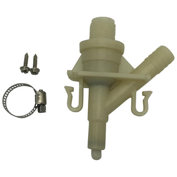 Upgraded Water Valve Kit Replaces 385311641 for Dometic Toilets 300, 310, and 320, Increased Freeze Resistance, Long Valve Lifespan, Ultrasonic Sealing Safeguards Against Leaks (Natural)